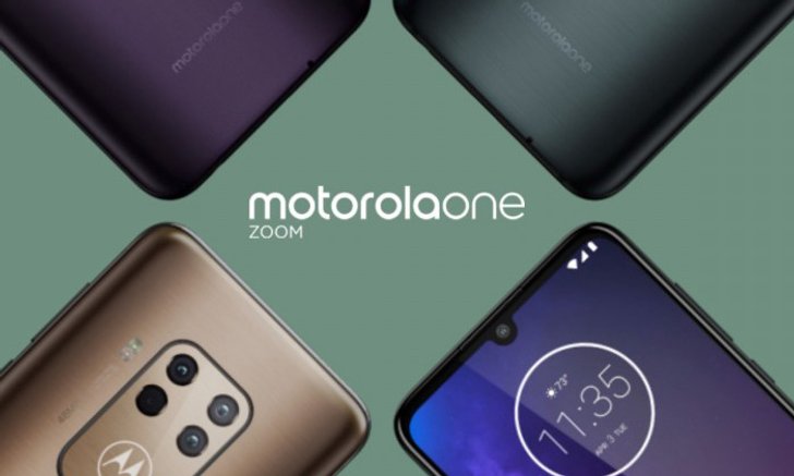 ชมภาพจริงของ Motorola One Zoom มือถือ Android One ที่มาพร้อมกับกล้องหลังซูม 5 เท่า