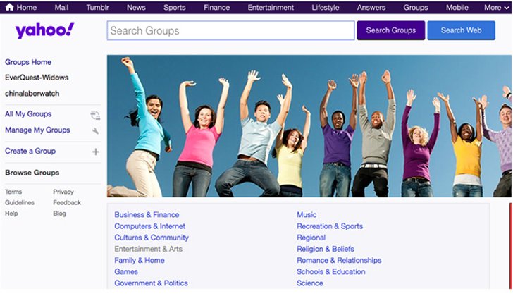 Yahoo กำลังจะปิดบริการหน้าเว็บ Yahoo Groups ในวันที่ 14 ธันวาคม นี้