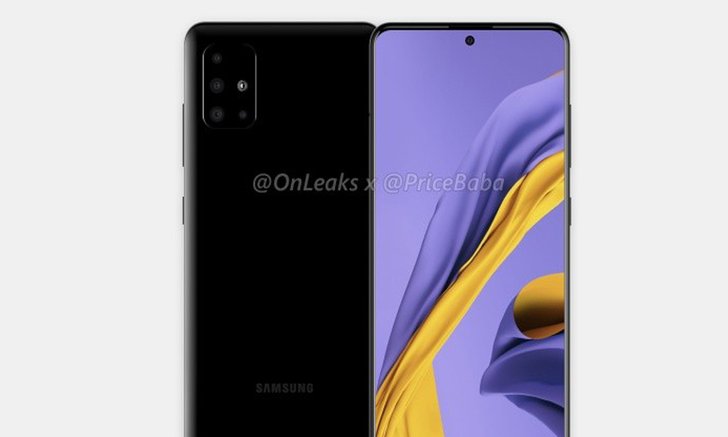 ชมภาพ Render ครั้งแรกของ Samsung Galaxy A51 ก่อนเปิดตัวปีหน้า