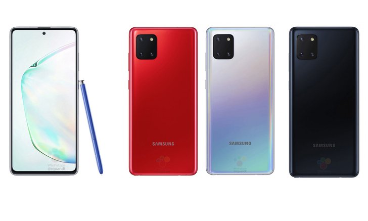 เผยภาพของ Samsung Galaxy Note 10 Lite มันเป็นหน้าจอเรียบอีกครั้งของตระกูล Note