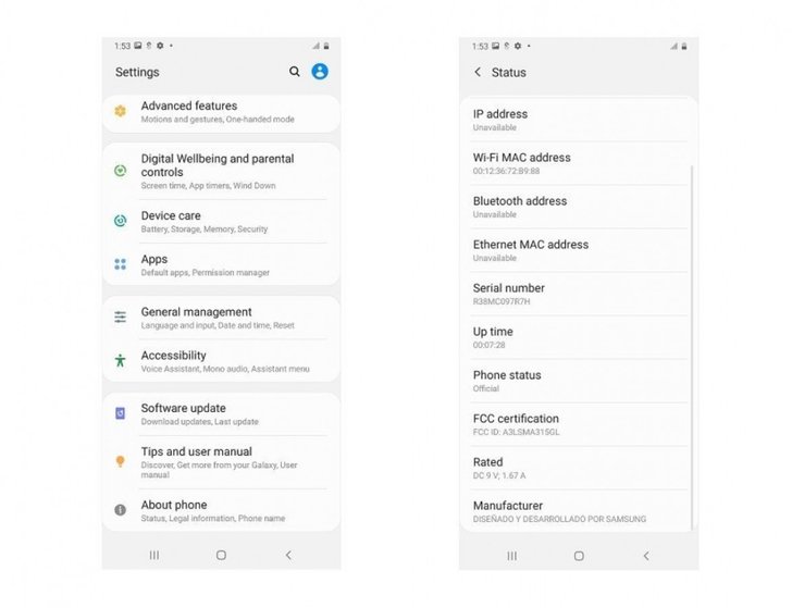 Samsung Galaxy A21