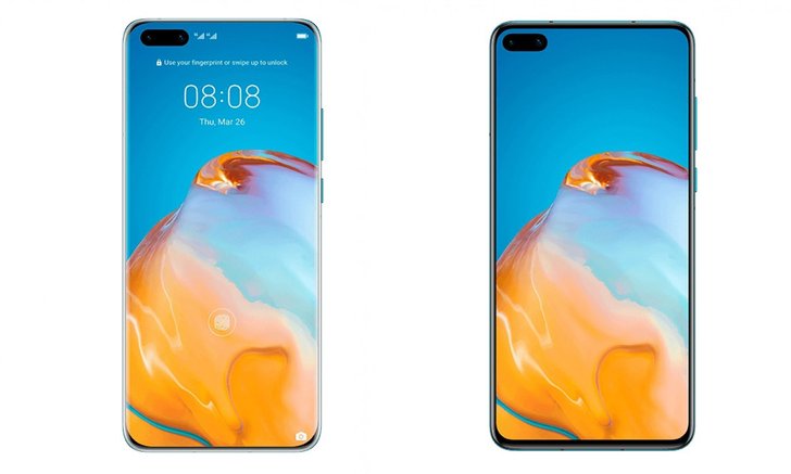 ชมภาพด้านหน้าของ Huawei P40 และ P40 Pro สวยและจัดหนัก