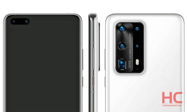 หลุดภาพเรนเดอร์อย่างเป็นทางการ Huawei P40 และ P40 Pro พร้อมรายงานรุ่น Premium