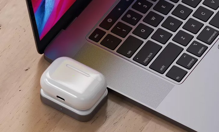 Satechi ปล่อยแท่นชาร์จไร้สายสำหรับ AirPods ที่เสียบเข้ากับพอร์ต USB-C โดยไม่ใช้สายเกะกะ