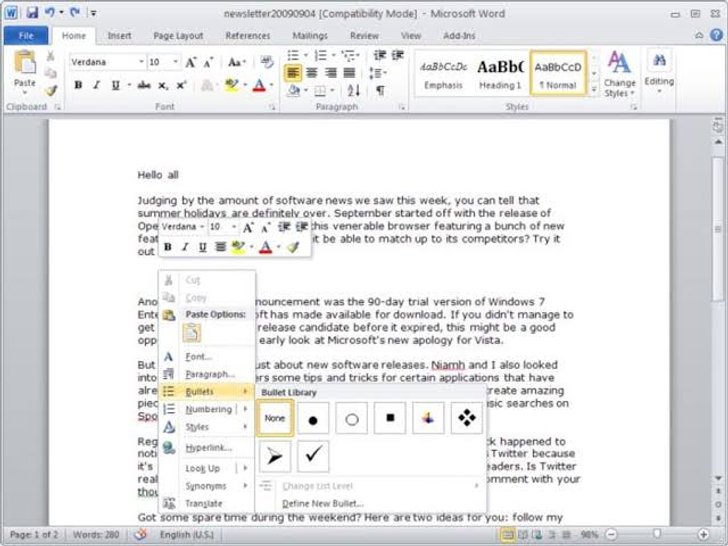 word for mac 2016 compatibility mode