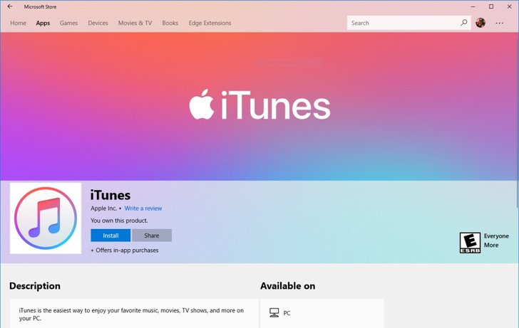 apple itunes windows