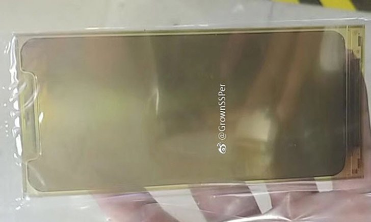 (หลุด) ภาพถ่ายชิ้นส่วนจอ iPhone SE 2 จอเต็มขอบ, ไร้ช่องปุ่ม Home, มีรอยบาก