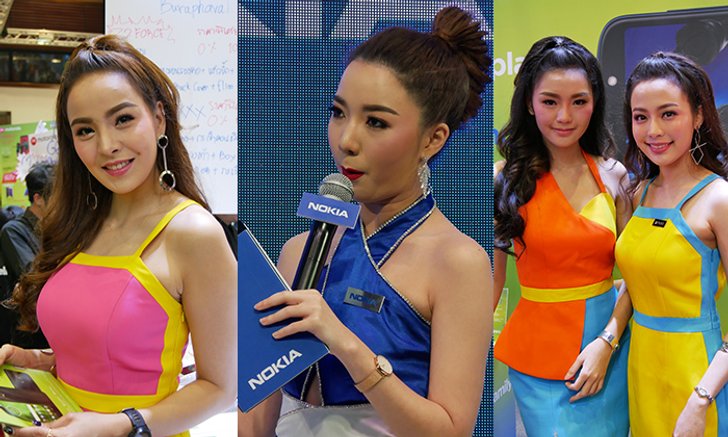 ชมภาพพริ้ตตี้สาว เด็ดๆ ที่หาชมได้ภายในงาน Thailand Mobile Expo 2018 Hi-End