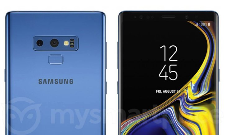 ชมภาพ Samsung Galaxy Note 9 สี Blue Coral มีความเปลี่ยนไปจาก galaxy S9