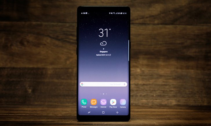 Samsung อาจเปิดตัวสมาร์ทโฟนรุ่นแรกที่มาพร้อมเซ็นเซอร์สแกนลายนิ้วมือบนหน้าจอ!