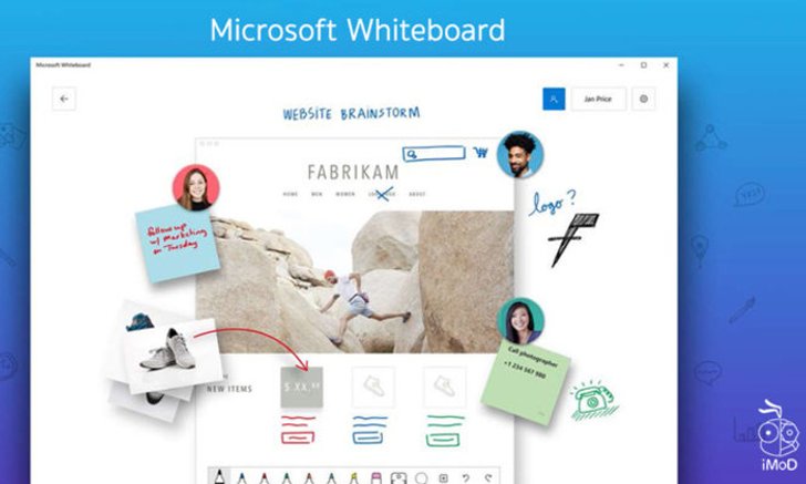 Microsoft เปิดตัวแอป Microsoft Whiteboard สำหรับ iOS
