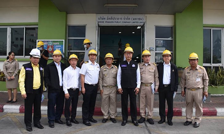 ปลัดก.อุตสาหกรรมตรวจเข้มโรงงานคัดแยกขยะ