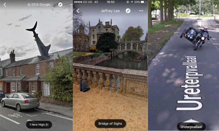 รวม 30 ภาพประหลาด ที่บังเอิญได้มาเพราะ Google Maps