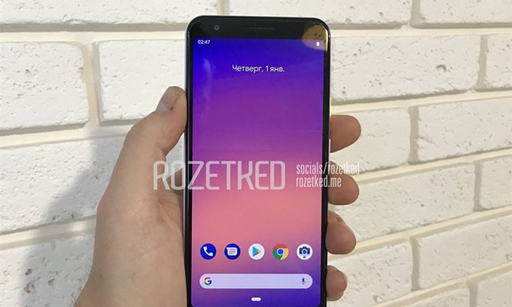 หลุดภาพแรกของ "Pixel 3" รุ่นประหยัดกว่าต้นฉบับ เอื้อมจับได้ง่ายขึ้น