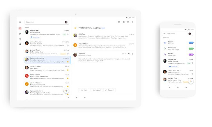"Gmail" สำหรับ iOS และ Android เปลี่ยนดีไซน์ใหม่เป็นแบบ Materal เหมือนกับ บริการอื่นๆ