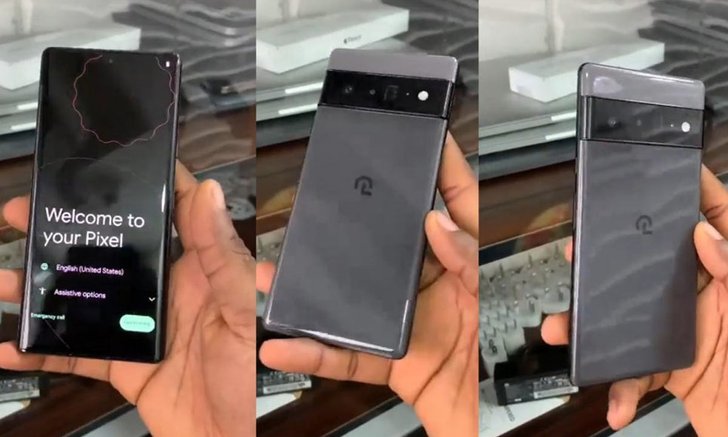 หลุดตัวเครื่อง Google Pixel 6 Pro รุ่นต้นแบบ