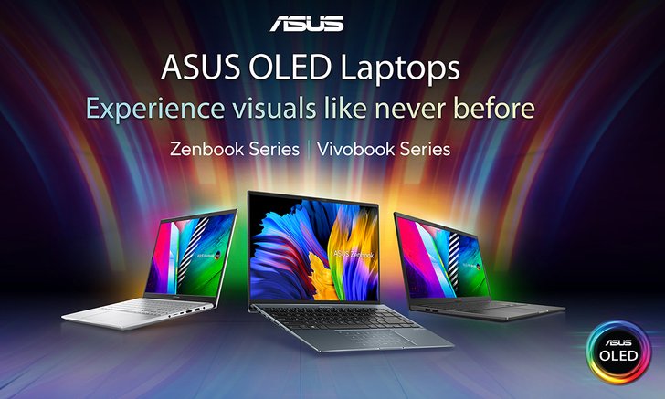 ASUS เปิดตัวโน้ตบุ๊กจอ OLED ครบไลน์ ยกระดับประสบการณ์การใช้งานผ่านหน้าจอที่คมชัดที่สุด
