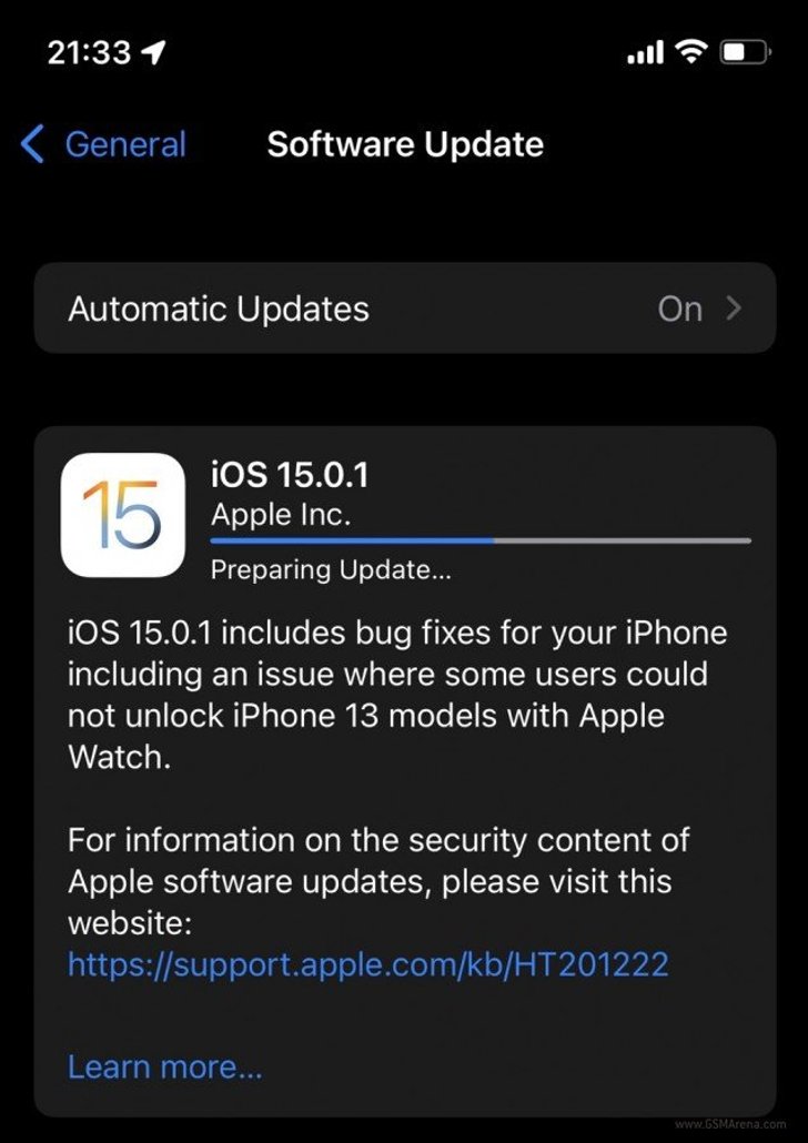 iOS 15