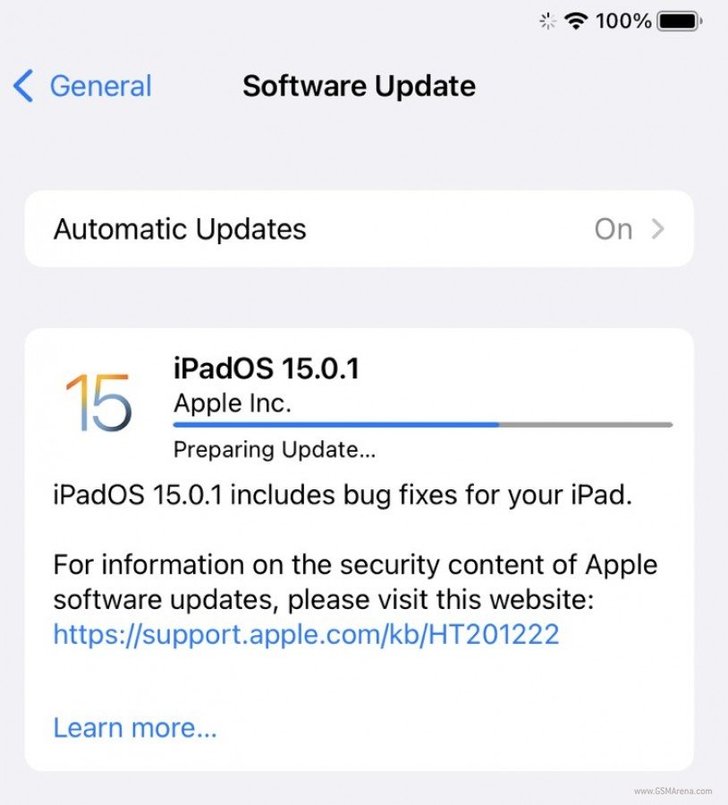 iPad OS 15