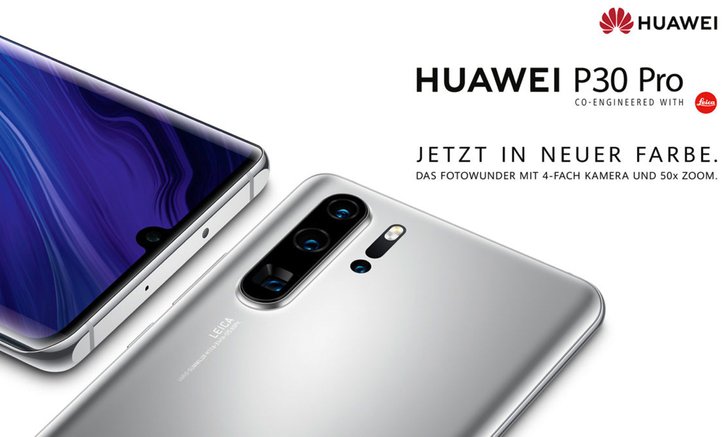 หลุดก่อนเปิดตัว Huawei P30 Pro New Edition มีพร้อมสีใหม่ Silver Frost แต่สเปกเหมือนเดิม