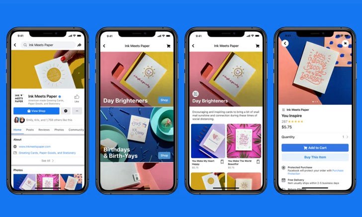 เปิดตัว Facebook Shops ช่วยให้ผู้คนค้าขายผ่านระบบออนไลน์ได้ง่ายและมีประสิทธิภาพมากขึ้น