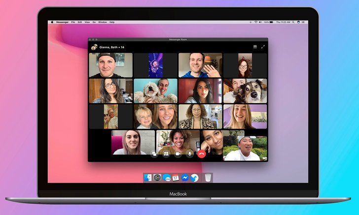 Facebook Messenger Room พร้อมให้บริการคุยสายพร้อมกันทั้งหมด 50 คน