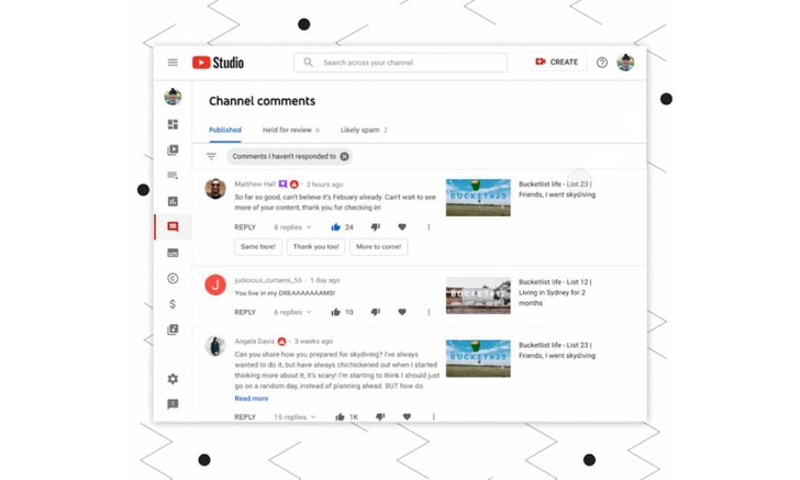 Google เริ่มมีฟีเจอร์ SmartReply ตัวช่วยตอบคำ Comment แฟนๆ บน YouTube