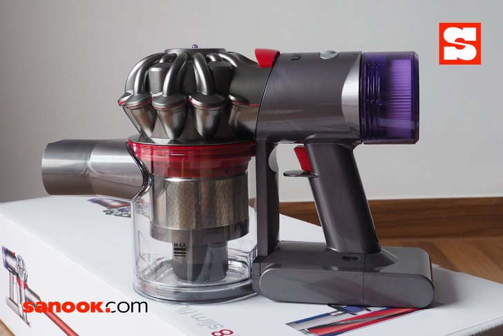 รีวิว "Dyson V8 Slim fluffy+" รุ่นเล็กทำความสะอาดเบาสบาย ไร้สาย รุ่น