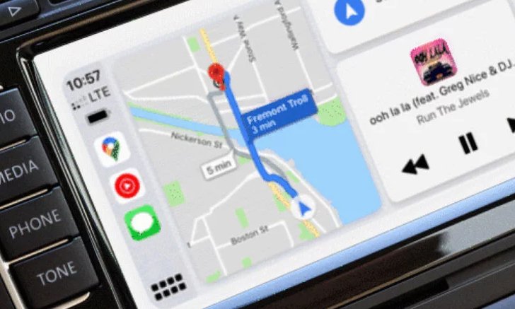 Google Maps ใช้งานบน Dashboard CarPlay ได้แล้ว