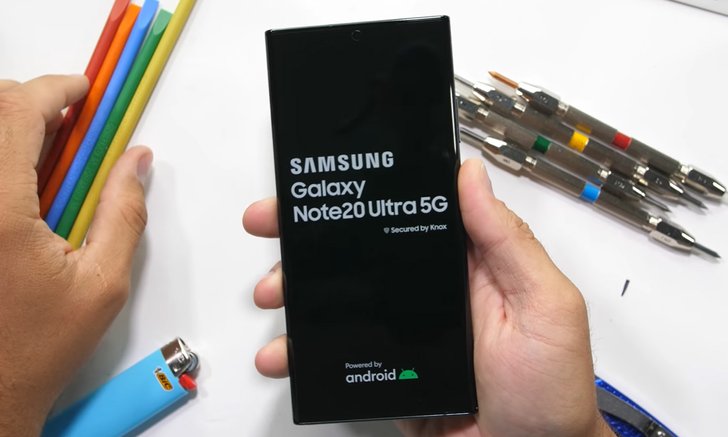 ชมคลิปทดสอบความแข็งแรงของ Samsung Galaxy Note 20 Ultra ว่าจะรอดหรือไม่