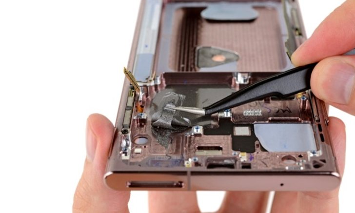 iFixit โชว์ชำแหละเครื่อง Samsung Galaxy Note 20 Ultra พบเปลี่ยนดีไซน์ภายในเล็กน้อย