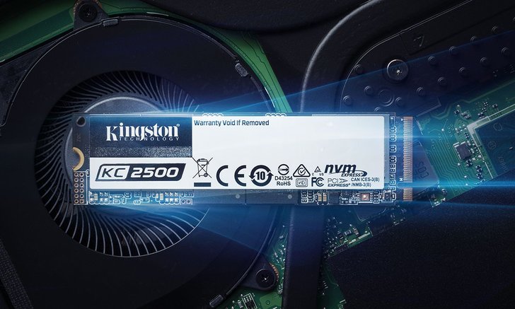 Kingstong เปิดตัว ไดร์ฟ KC2500 NVMe PCIe SSD รุ่นใหม่ล่าสุด บางและเร็วกว่าเดิม