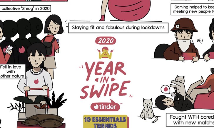 Tinder เผย Gen Z ไม่เคยหยุดเชื่อมโยงเข้าหากันในปี 2020