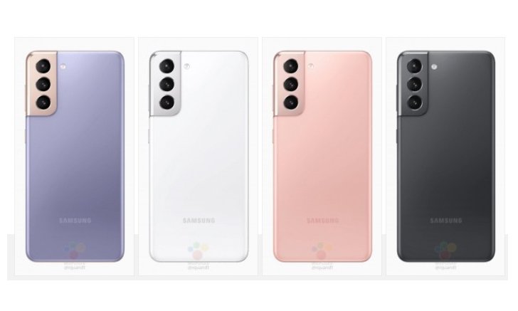 ภาพหลุดตัวเครื่อง Samsung Galaxy S21 ทั้ง 4 สีสวยสด