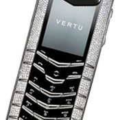 Vertu Signature White Gold Pave Diamonds 