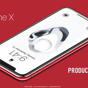 คอนเซ็ปต์ iPhone X สีแดง PRODUCT(RED)
