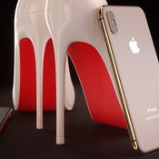 แนวคิด iPhone X สีทอง Blush Gold และสีแดง (PRODUCT) RED