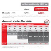 ขยายเวลาลดราคา iPhone 5s เหลือ 7,900 บาท