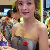 พริ้ตตี้ในงาน Thailand Mobile Expo 2018 Hi End