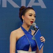 พริ้ตตี้ในงาน Thailand Mobile Expo 2018 Hi End