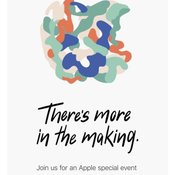 ภาพบัตรเชิญ Apple Event ปลายเดือนตุลาคม 61