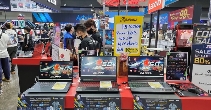 ส่องโปรโมชั่น Computer ลดหนักๆ ในงาน Commart Thailand Crazy Offer 2021