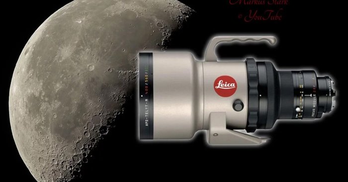 อย่างคม ภาพวิดีโอดวงจันทร์ที่ถ่ายด้วยเลนส์ Leica APO-Telyt-R 400mm f/2.8