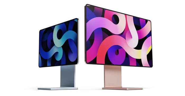 ชมภาพ iMac Concept ที่ได้หน้าจอบางลง และมีหลากหลายสี