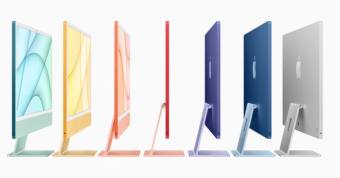 Apple เผย iMac พร้อมกับชิป M1 จะวางจำหน่ายแค่ 4 สีใน Apple Store แต่ะมีครบที่ออนไลน์เท่านั้น