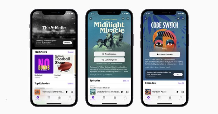 แอปเปิลเปิดมิติใหม่ให้กับพ็อดคาสท์ด้วยการสมัครสมาชิก Apple Podcasts