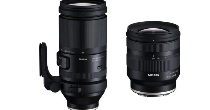 หลุดราคา Tamron 150-500mm F/5-6.7 Di III VC VXD และ 11-20mm F/2.8 Di III-A RXD ก่อนเปิดตัว