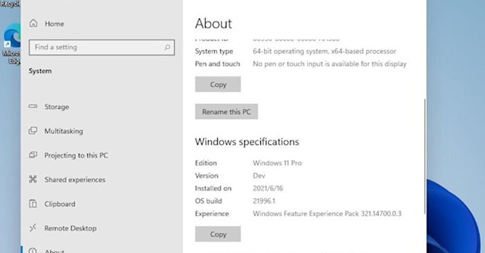 หลุดภาพแรกของ Windows 11 มีความคล้าย Windows 10X แต่ย้ายปุ่ม Windows ไว้ตรงกลาง