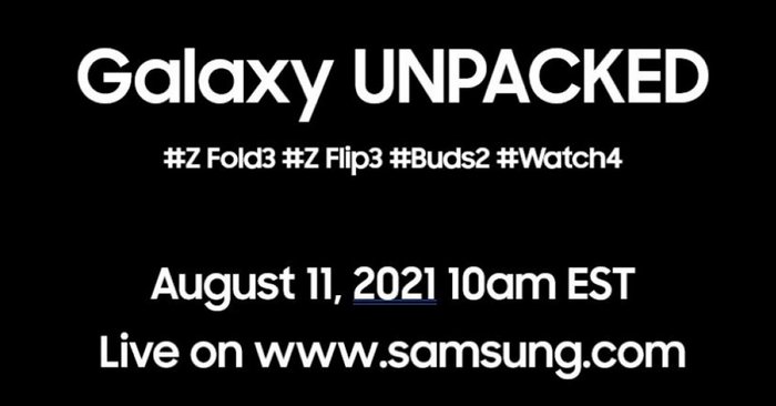 เผยวันเปิดตัว Samsung Galaxy Unpacked ล่าสุด 11 สิงหาคม เปิดตัว 4 Gadget ที่รอคอย