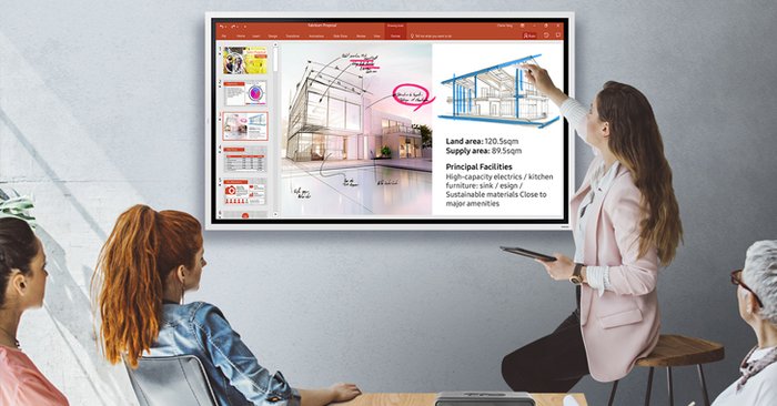 ซัมซุงเปิดตัว Samsung Interactive Display Flip ฟลิปชาร์ทอัจฉริยะขนาด 75 นิ้ว